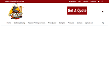 Tablet Screenshot of hotdogpress.com
